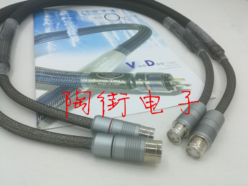 美国   巫毒 Stradivarius 碳纤头　 XLR 信号线 平衡线