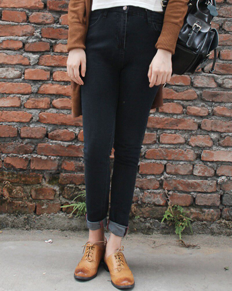 Bought in Japan LL spring clothes Korean Edition Black grey Feet Jeans Elastic force Show thin Tight fitting Pencil pants Paigein the Women's clothing/Boutique , Jeans  category - from Buy2taobao.com to provide professional Taobao agent buy service