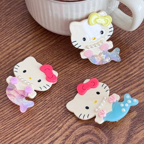 HelloKitty甜美珍珠百搭发夹