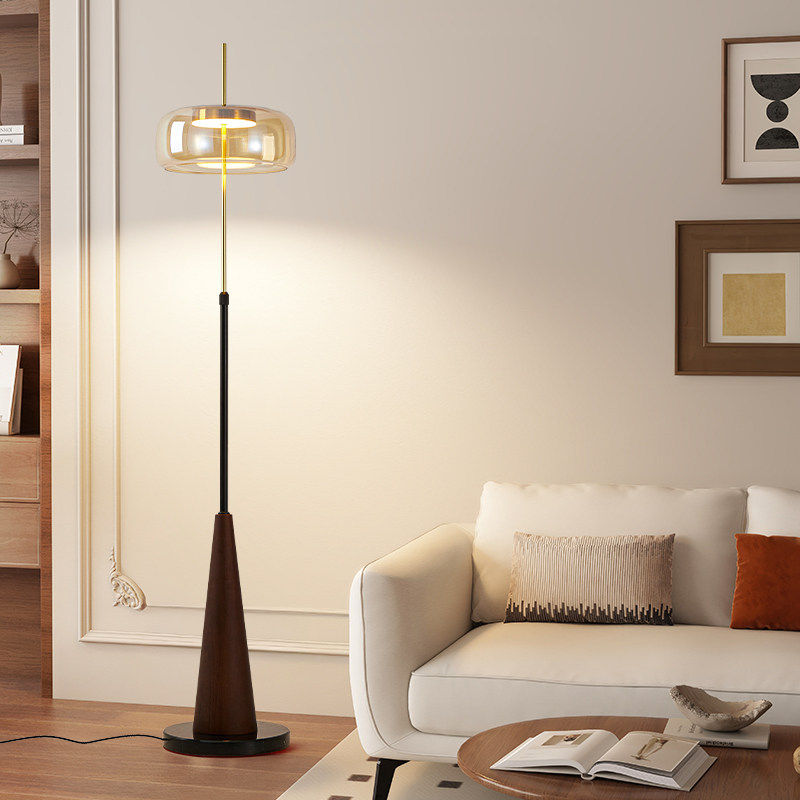 极简风意式落地灯客厅沙发旁边氛围高级感中古卧室床头轻奢立式灯