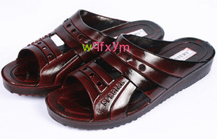 居家外穿中老年厚底平跟休闲浴室洗澡0537 台湾21CENTURY男拖鞋