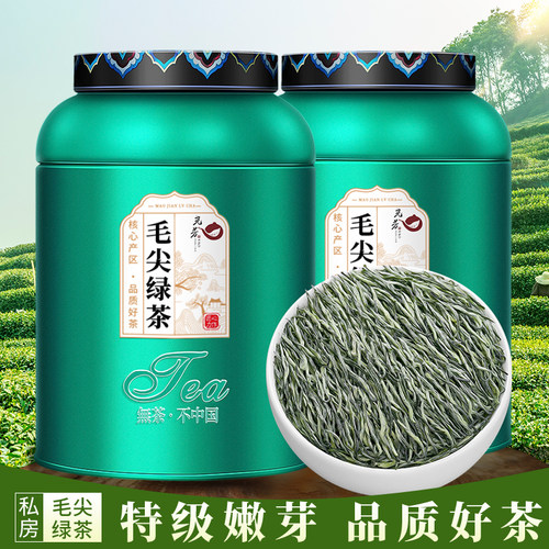 正宗毛尖特级绿茶罐装