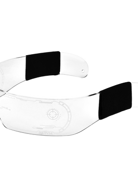 LED七彩科技感发光酒吧夜店蹦迪眼镜女赛博朋克拍照气氛道具男潮