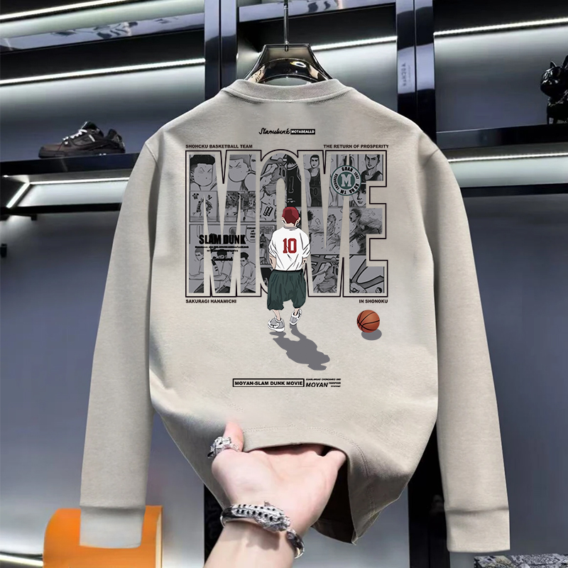 奥特莱斯~专柜外贸尾货捡漏打底衫外穿上衣圆领春秋长袖t恤男