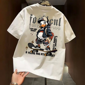 T恤男士 印花短袖 运动上衣 专柜尾货清仓捡漏潮流复古时尚 奥特莱斯