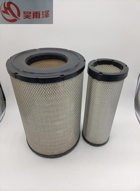 日立挖掘机配件ZAX200-5G 210-5G YA00007394 YA00007606空气滤芯