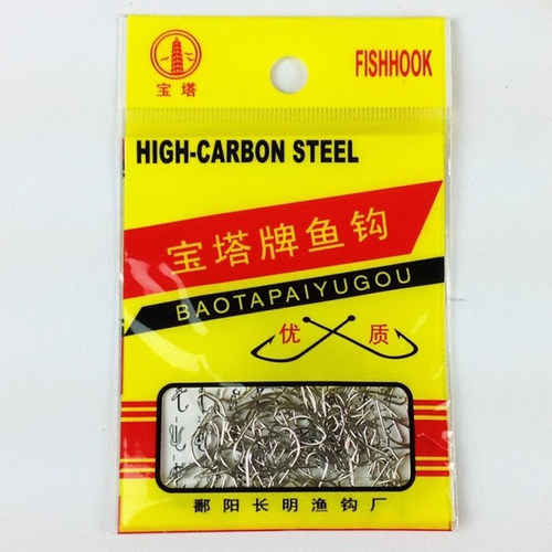 正品长明宝塔丸世袋装倒刺鱼钩