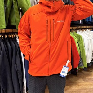 日本montbell Climabarrier防风抓绒男士软壳衣带腋下拉链1106723