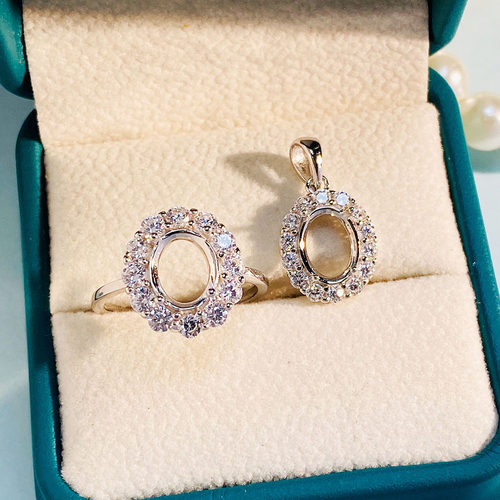 套装首饰空托戒指吊坠批发