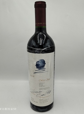 2009年作品一号红酒Opus One正牌干红葡萄酒美国纳帕谷