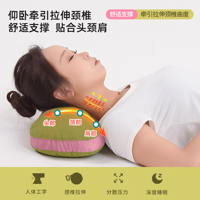 花草枕头艾草加热疗热敷包颈椎枕睡觉舒适香专用保健护颈枕助睡眠