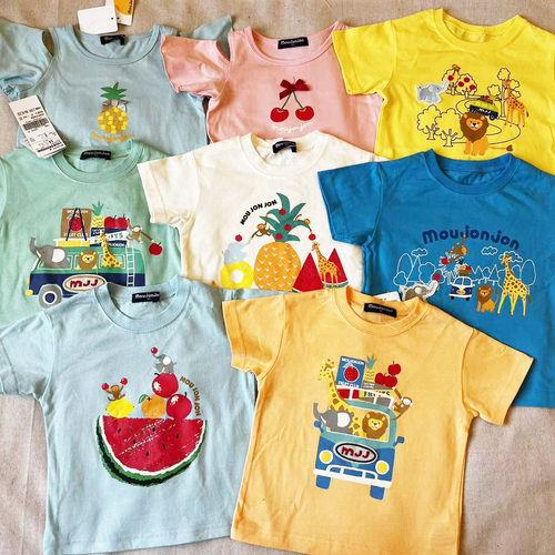 原D！丸gaoT恤 100%纯棉卡通立体图案 男女童装