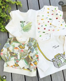 有机棉 昆虫 柔软纯棉长袖 卫衣 原D 男女童装 贵牌