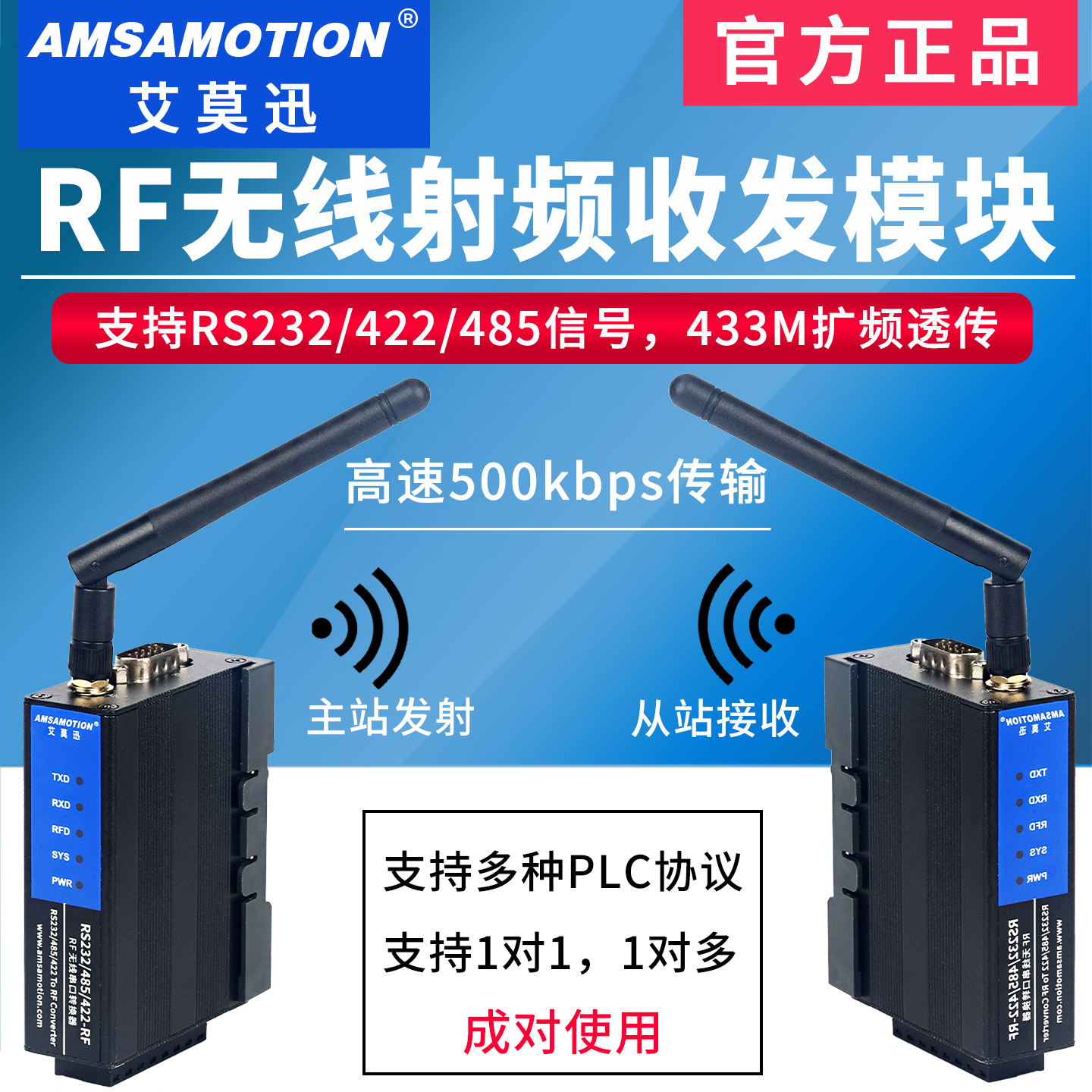 艾莫迅RF无线串口收发模块
