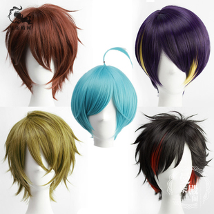 偶像梦幻祭 守泽千秋 仙石忍 深海奏汰 南云铁虎 翠Cos假发
