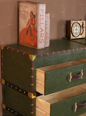 中式餐边柜客厅办公室茶水柜餐饮厨房收纳家用橱柜靠墙一体斗柜