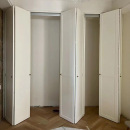 定制衣柜门衣帽间储物间隐形门现代简约衣柜折叠门室内实木复合门