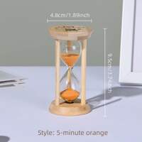 1PCS 3/5/10/15/30 Minutes Wooden Hourglass Timer Home Living thumbnail 4