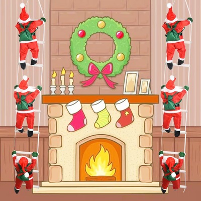 Christmas Supplies Santa Claus Doll Decoration Pendant Chris