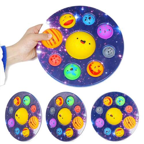 Eight Planets Dimple Push Bubble Fidget Toys Baby Sensory Au