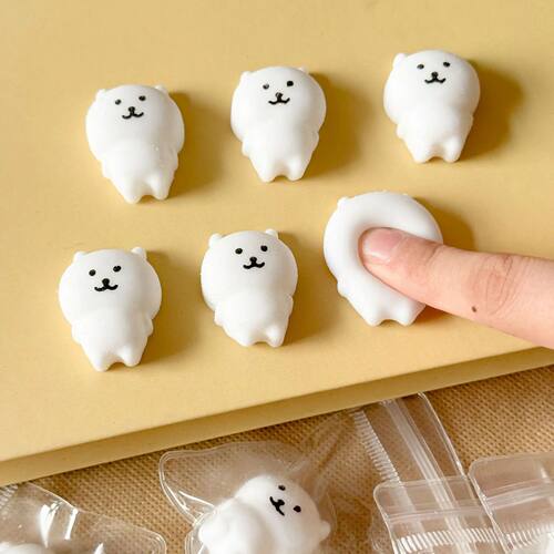 6pcs Self deprecating Bear Pinch Fun Bear Pinch Cute E Stres