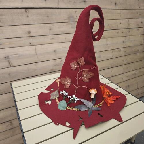 Halloween Witch Hat,Easter Decoration hat, Handmade dly, Hal