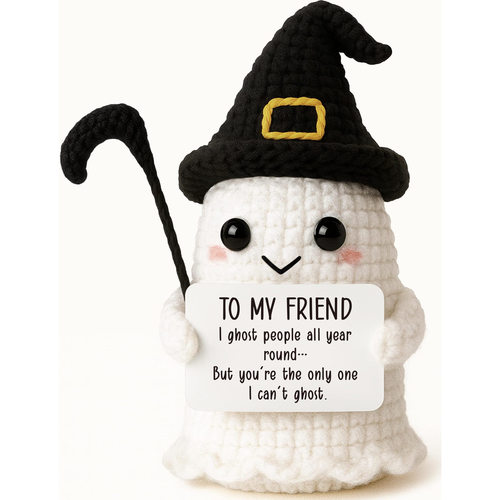 Knitted Magic Pot Doll Halloween Magic Pot Bubble Doll With