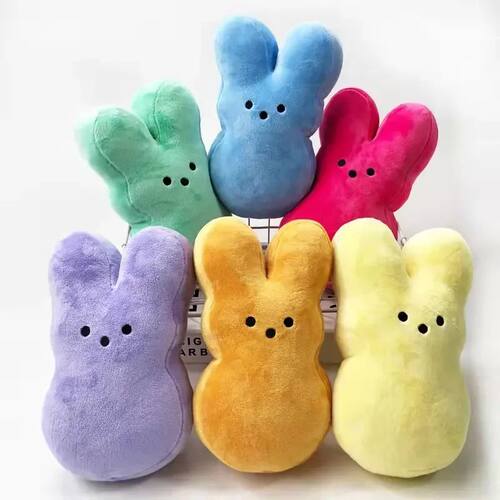 6 Pcs Bunny Plush Easter Basket Rabbit Animal Stuffed Plush