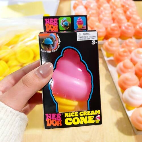 Needoh Pinch Music Ice Cream Decompression Toy Children Adul