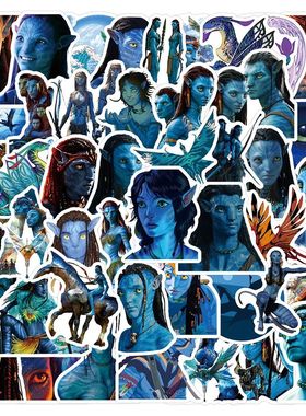 10/30/55pcs  Movie Avatar: Fire and Ash?Stickers Avatar 3 Ca
