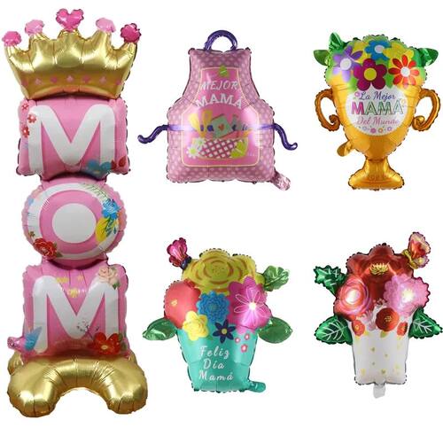 Mother's Day Decorations Balloons I Love You Mom Happy Mothe