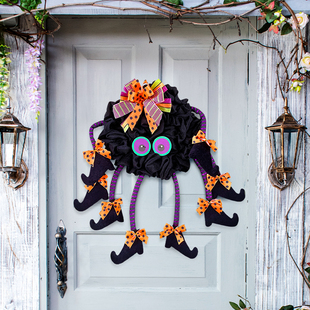 Witch Wreath Door Multi Front Legged For Halloween Pendant