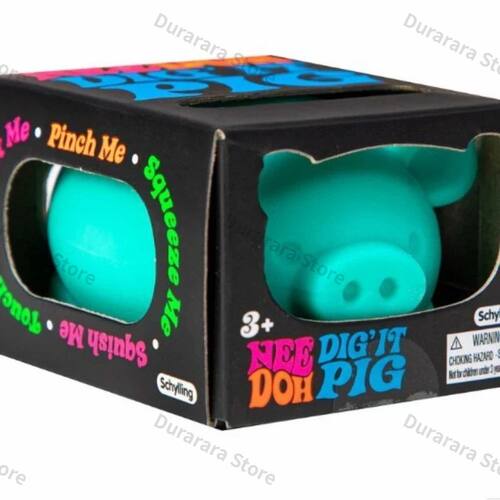 2026 New NeeDoh Digging Pig Fidget Toy Squishy Sensory Squee