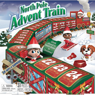 Christmas Advent Calendar Blind Box Christmas Train Atmosphe