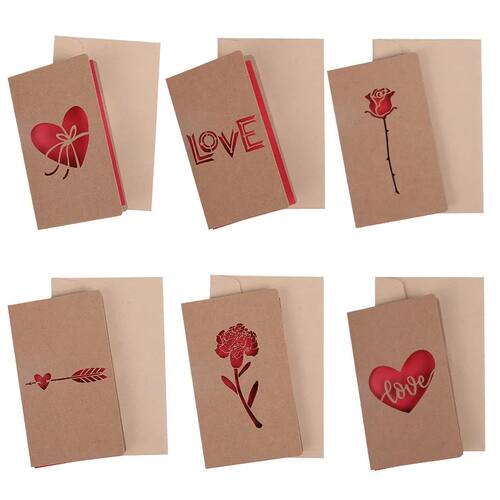 Valentines Day Mothers Day Greeting Card with Envelope Hollo