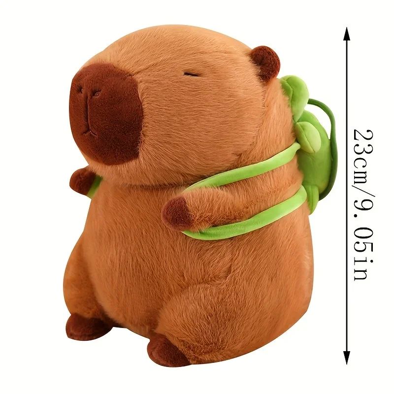 23cm Capybara Plush Simulation Capibara Anime Fluffty Toy Cu