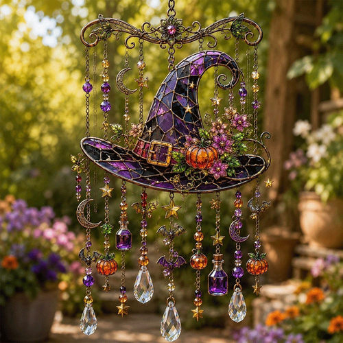 Halloween Suncatcher Wind-acrylic Flat Halloween Sun Catcher