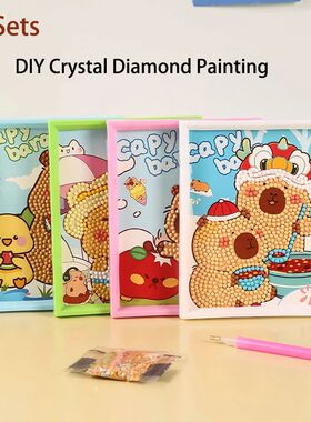 5Pcs Cute Animal Capybara DIY 5D Crystal Diamond Painting St