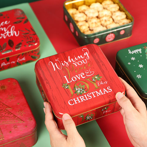 Creative Christmas Gift Box Candy Biscuits Chocolate Packagi