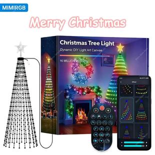 Smart Christmas Tree Lights with Remote & App Control 400 RG