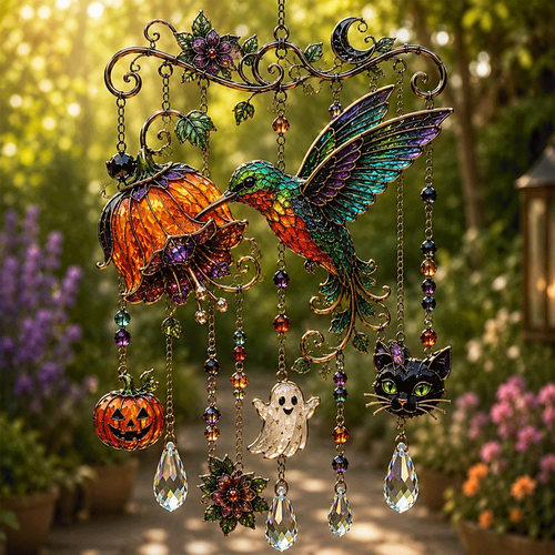 Halloween Suncatcher Wind Halloween Suncatcher Wind Bell F