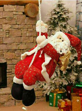 22/30/36cm Hanging Santa Claus Christmas Outdoor Window Xmas