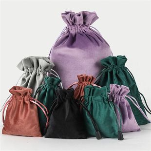 1 Pcs 6 Sizes Bags Linen Drawstring Gift Bag Pouches Cloth C