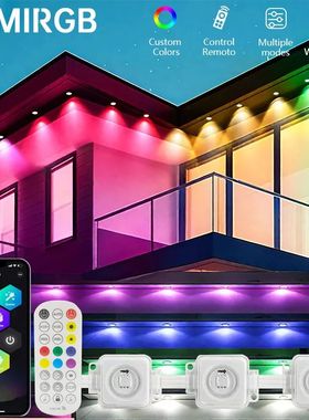 MIMIRGB Eaves Lights Permanent Outdoor LED Light String Stri