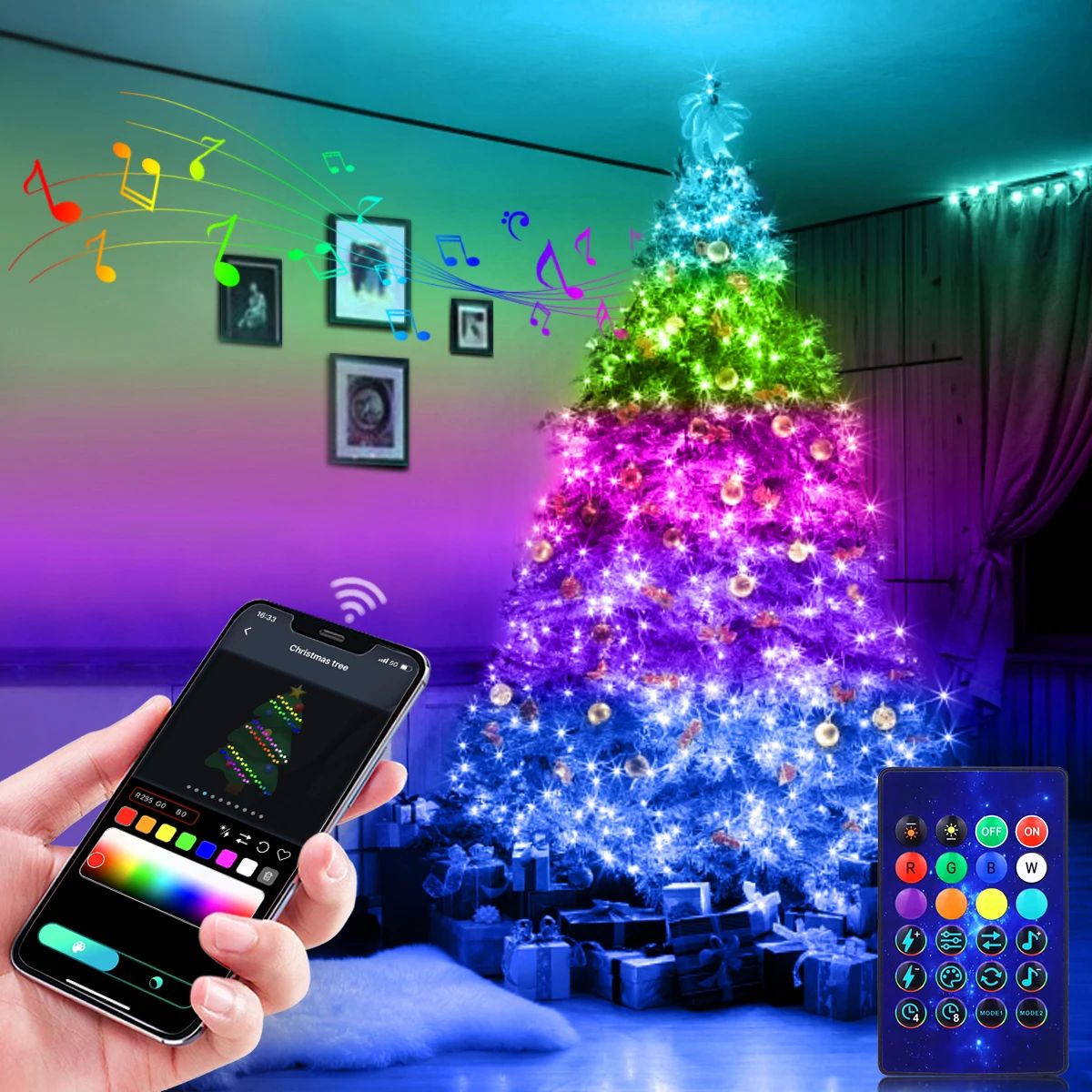 LED Fairy Lights Dream Color USB LED String Light Bedroom Pa