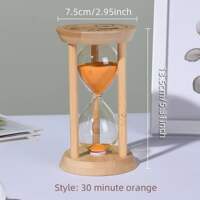 1PCS 3/5/10/15/30 Minutes Wooden Hourglass Timer Home Living thumbnail 7