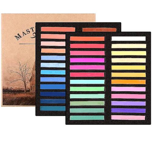 12/24/36/48 Colors Soft Pastel Masters Colored Crayon Chalk
