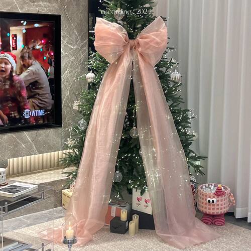 Large Christmas Bow Tie Hanging Pendant for Christmas Tree O