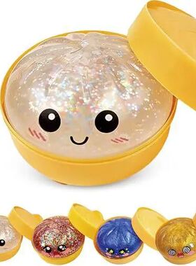 Simulation Food Dumpling Squishy Squeeze Ball Colorful Senso