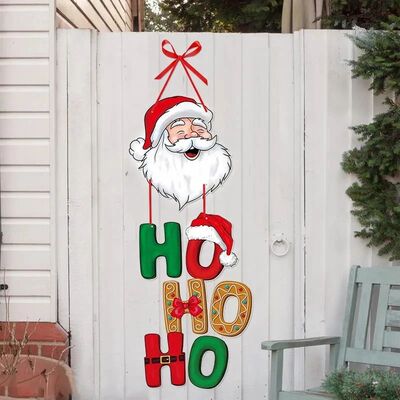 Merry Christmas Door Hanger New Year Party Pendants Xmas